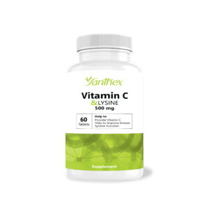 Vitamin C & Lysine, 500MG, 60 Tablets